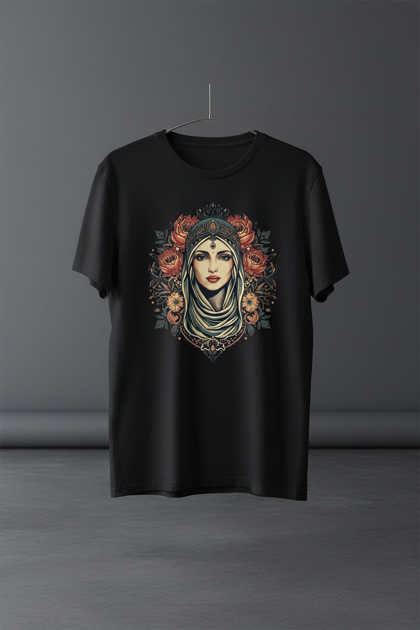 Boho Portrait Art Shirt