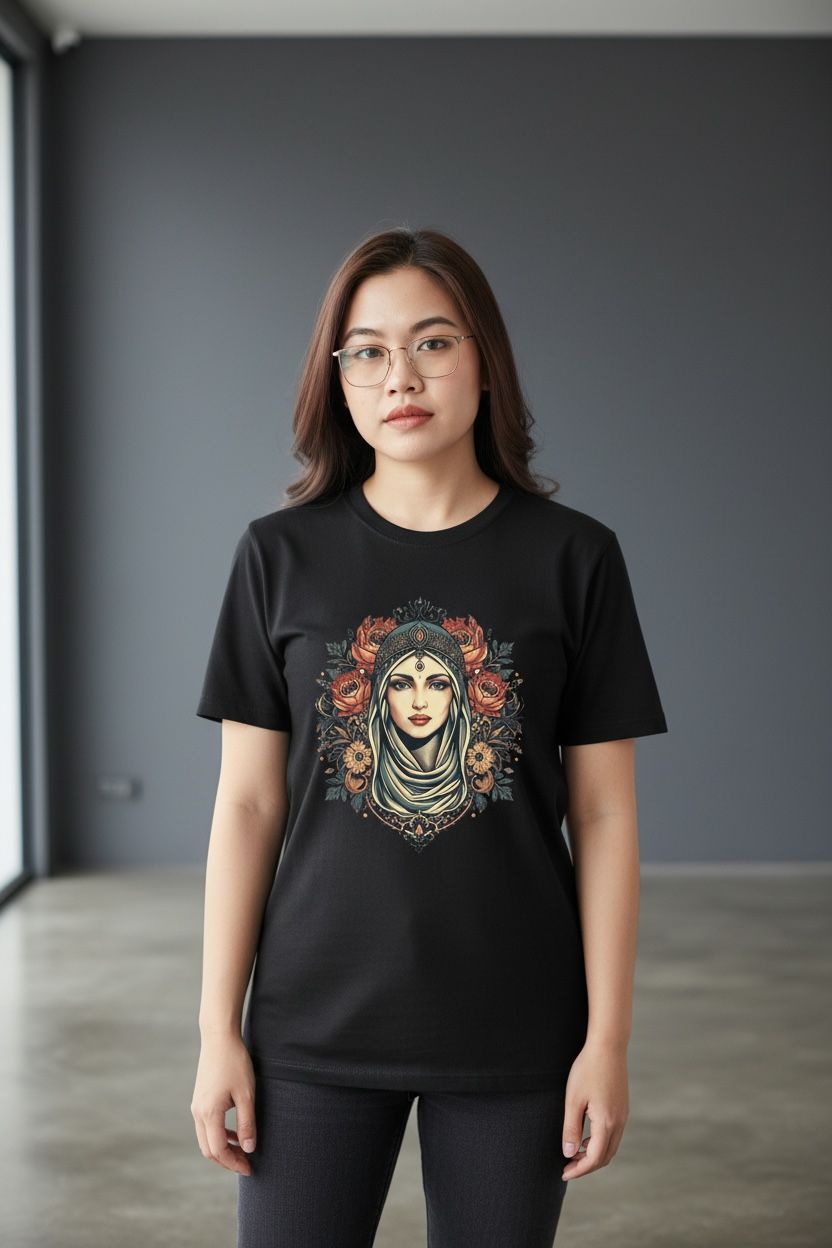 Boho Portrait Art Shirt