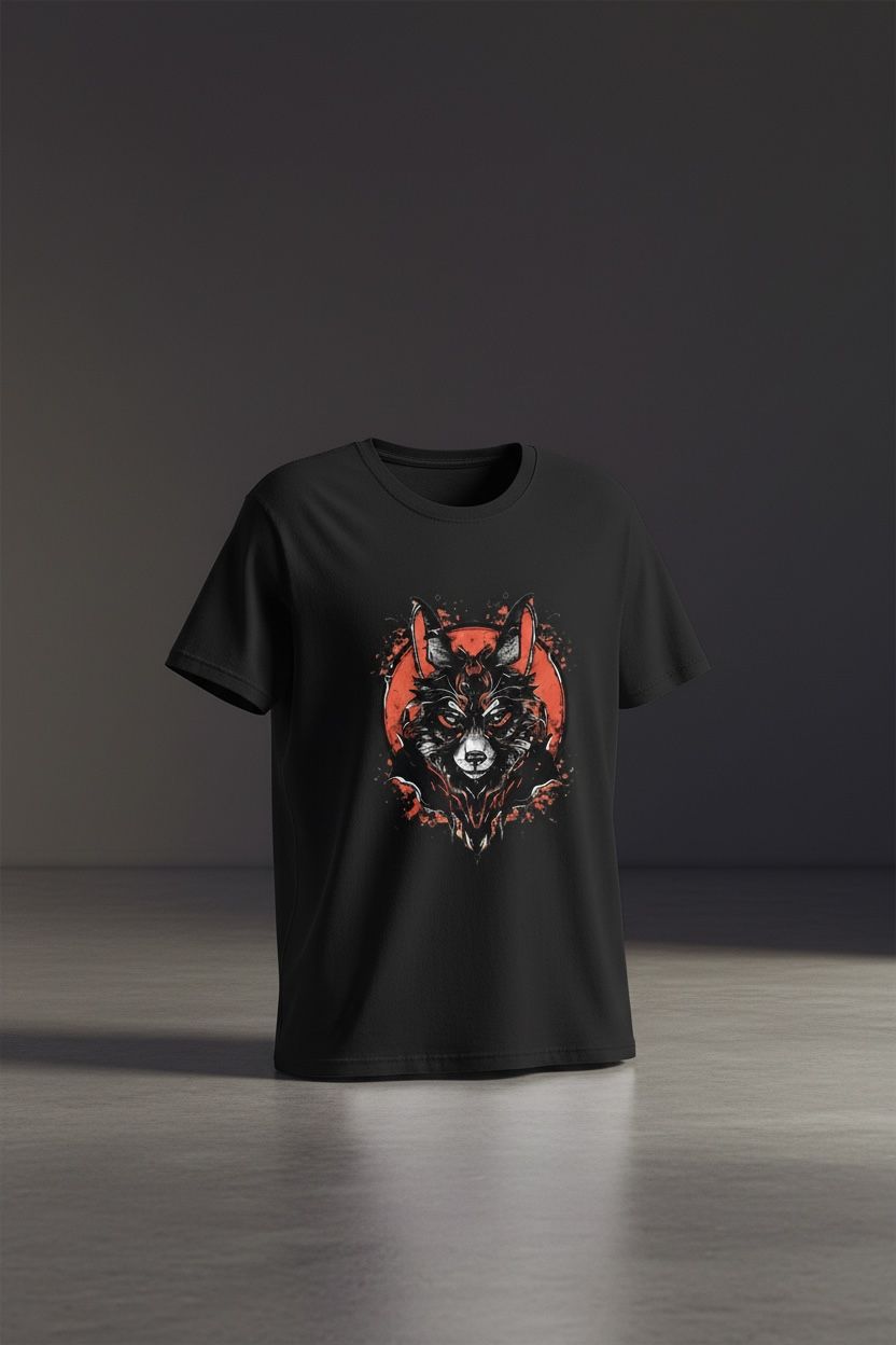 Alpha Wolf Illustration Shirt